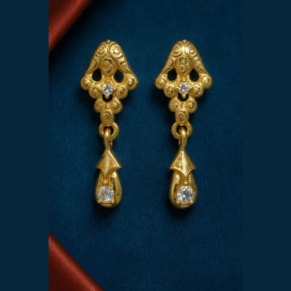 Product image of Beautiful Gold Plated Chain Pendant With Earrings Zhome – image 3