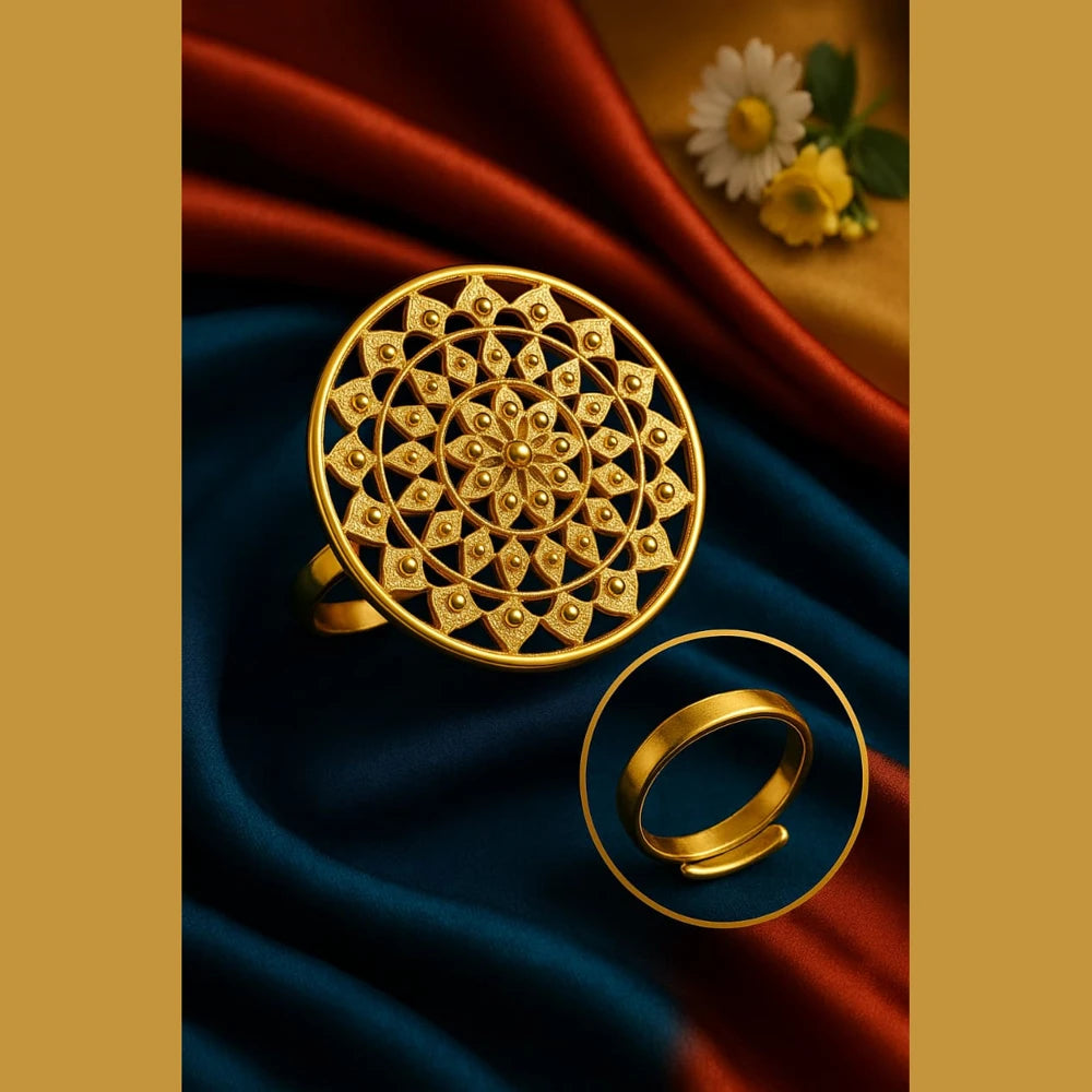 Product image of Floral Gold Ring – image 4