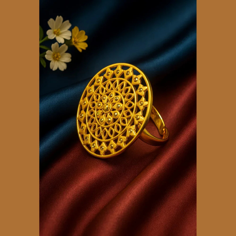 Product image of Floral Gold Ring – image 3