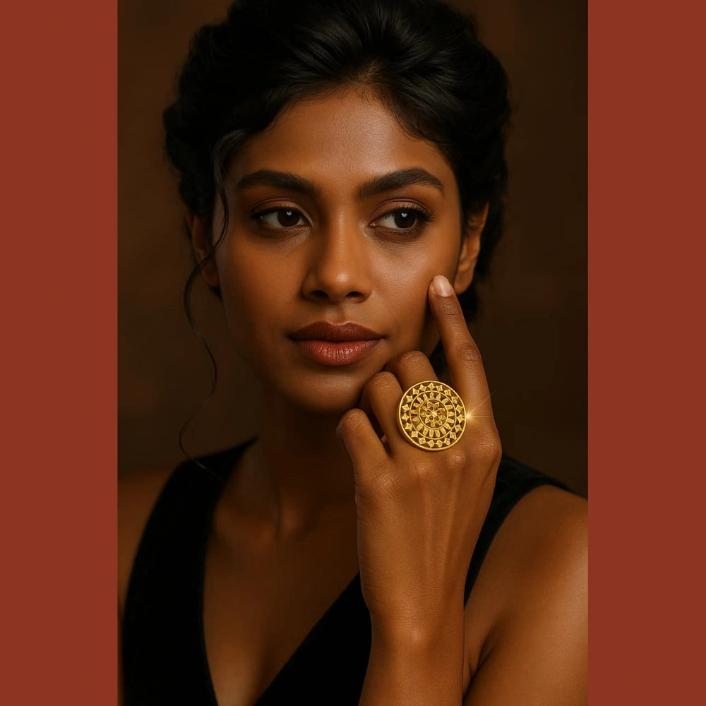 Product image of Floral Gold Ring – image 5