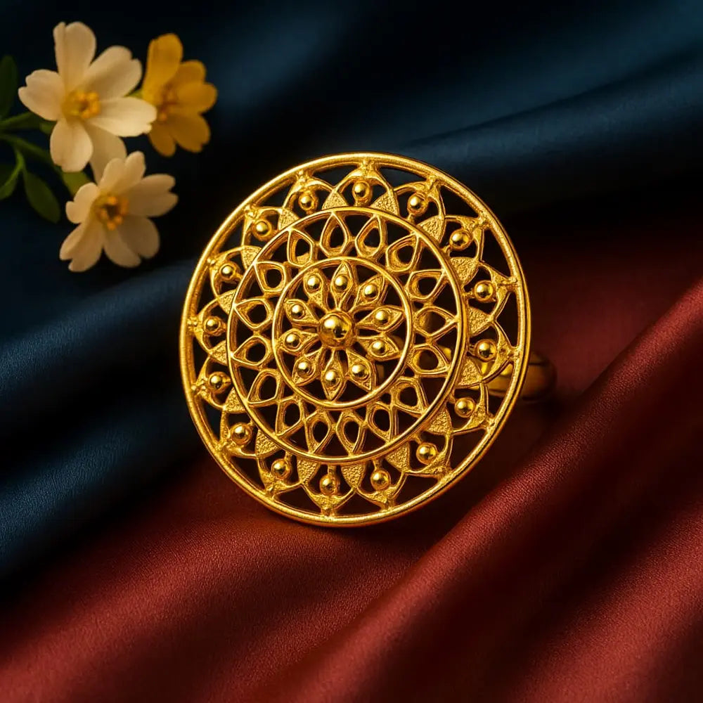 Product image of Floral Gold Ring – image 2