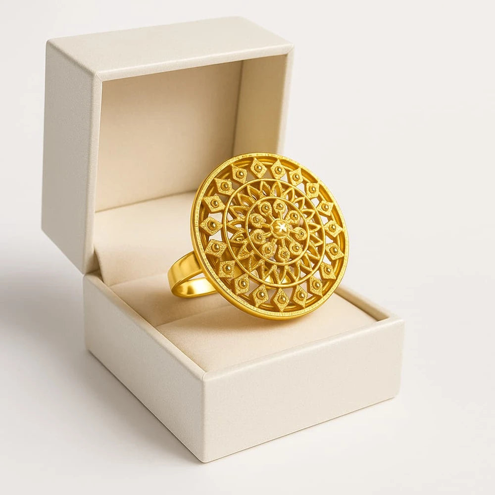 Product image of Floral Gold Ring – image 8