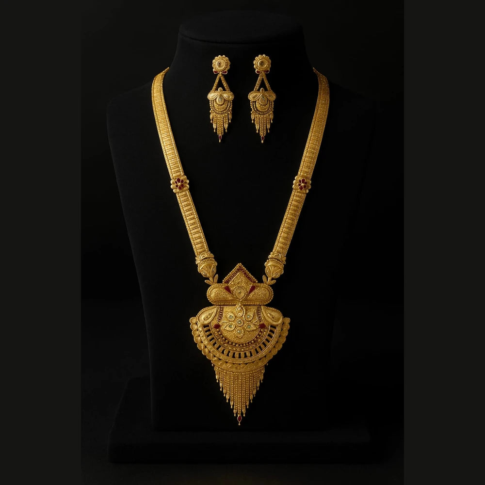 Product image of Long Necklace Set Gold Look Bridal Party Wear Traditional Indian Wedding Jewelry Online Copy 1 – image 4