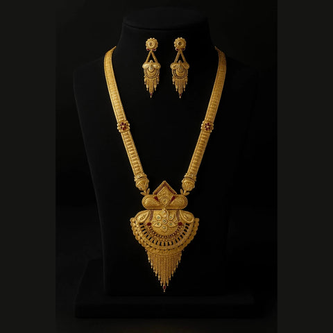 Product image of Long Necklace Set Gold Look Bridal Party Wear Traditional Indian Wedding Jewelry Online Copy 1 – image 4