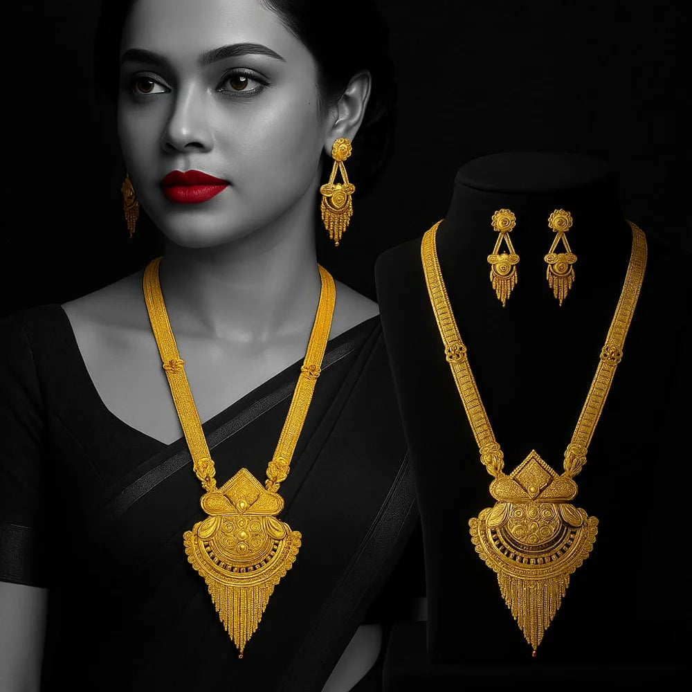 Product image of Long Necklace Set Gold Look Bridal Party Wear Traditional Indian Wedding Jewelry Online Copy 1 – image 8