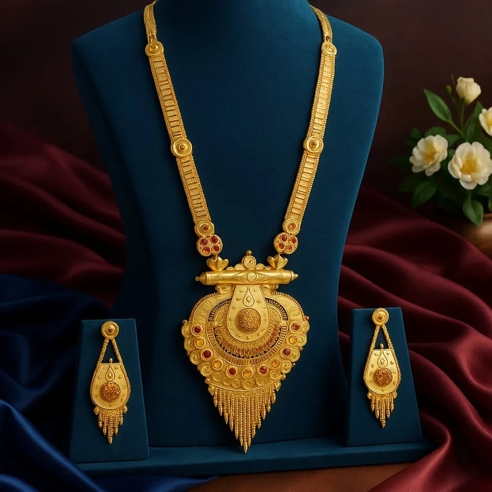 Product image of Two Milligram Gold Ranihaar Necklace Set – image 2