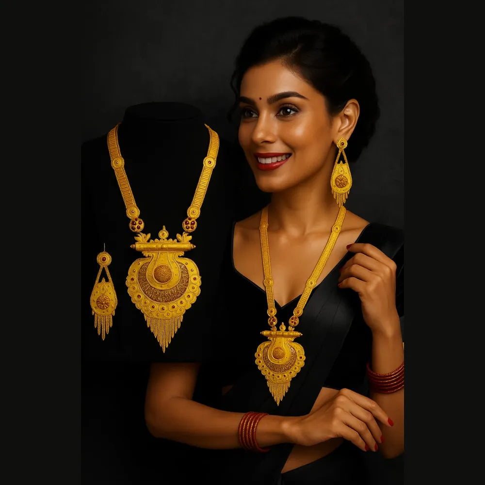Product image of Two Milligram Gold Ranihaar Necklace Set – image 4