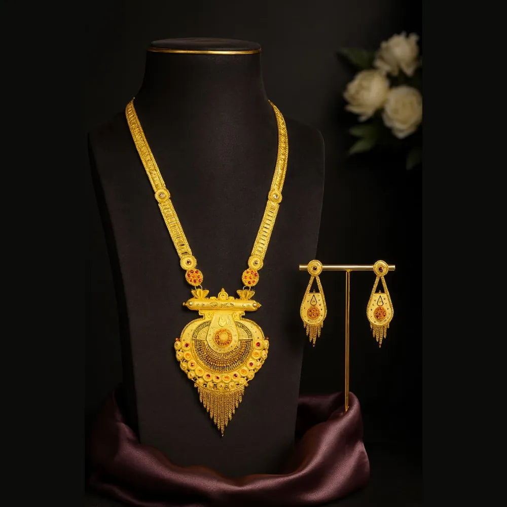 Product image of Two Milligram Gold Ranihaar Necklace Set – image 8