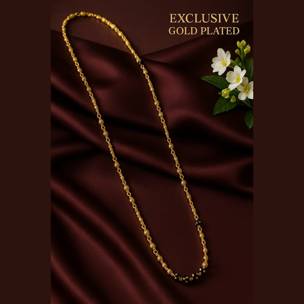 ZHOME Short Mangalsutra Poster – For dailywear, partywear, real gold look, affordable price