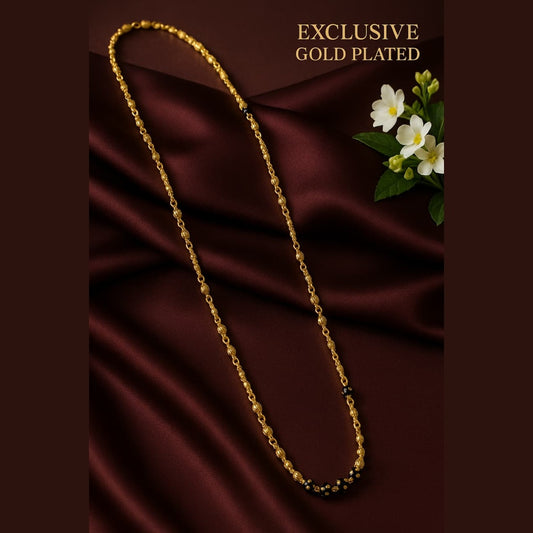 ZHOME Short Mangalsutra Poster – For dailywear, partywear, real gold look, affordable price