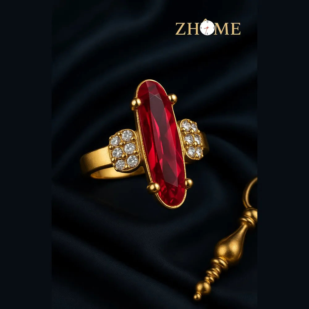 Stylish gold-plated jewellery by ZHome with detailed finishing, premium stones, and long-lasting shine — ideal for gifting or self-style statement.