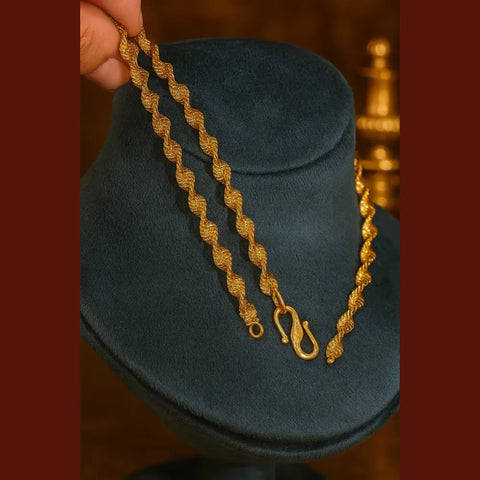 Antitarish Daily Wear Gold Finish Handmade Chain – 20 Inch, 6mm Width, Exclusive Design