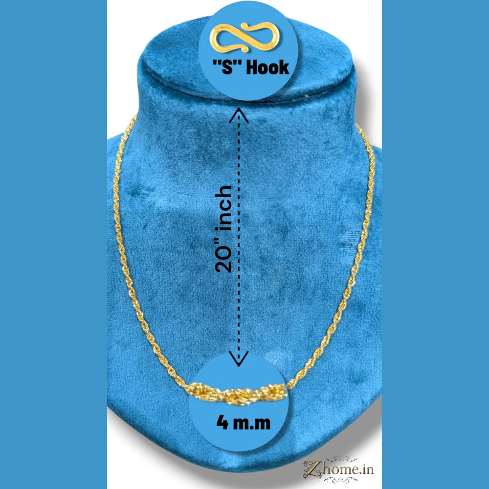 Product image of Royal Gold Plated Chain For Men 22K Shine – image 7