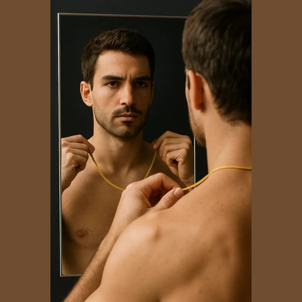 Gold-Plated Chain for Men & Women – Daily Wear 20 inch (Copy)