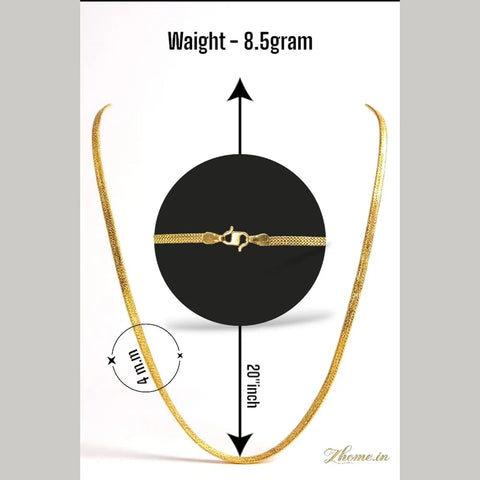 Gold-Plated Chain for Men & Women – Daily Wear 20 inch (Copy)