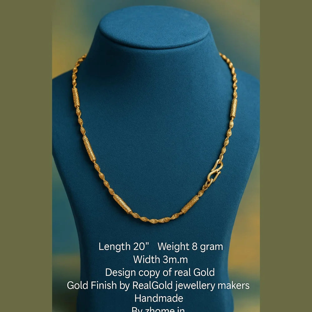 Product image of Men S Premium Gold Plated Chain Real Gold Look – image 2