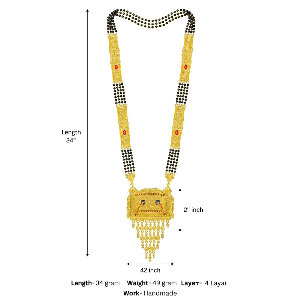 Elegant Heavy Chain Mangalsutra Designs for Women - Traditional & Stylish