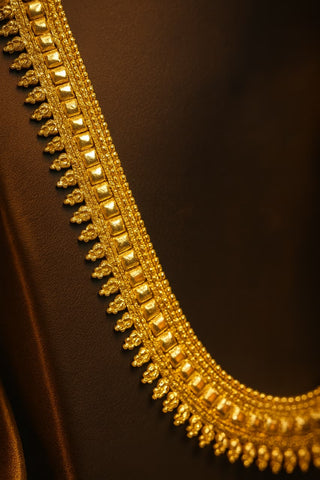 Long Necklace Jewelry Set | Lustre Luxe Radiant Gold-Tone Necklace