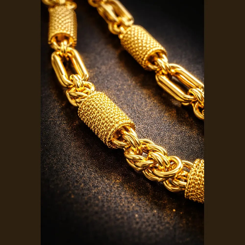 Gold Plated Men's Chain – Stylish, Durable & Affordable