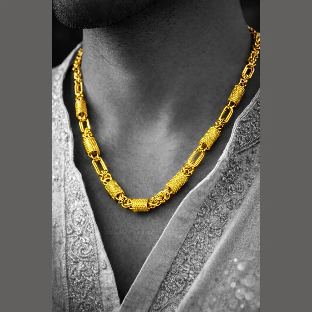 Gold Plated Men's Chain – Stylish, Durable & Affordable