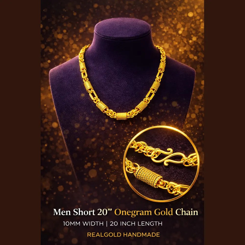 Gold Plated Men's Chain – Stylish, Durable & Affordable