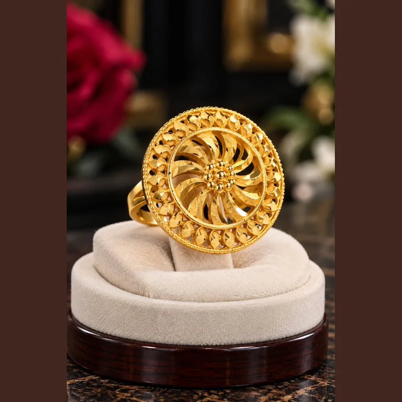 Royal Gold-Plated Bridal Jewellery Set – Long Haar, Choker & Earrings