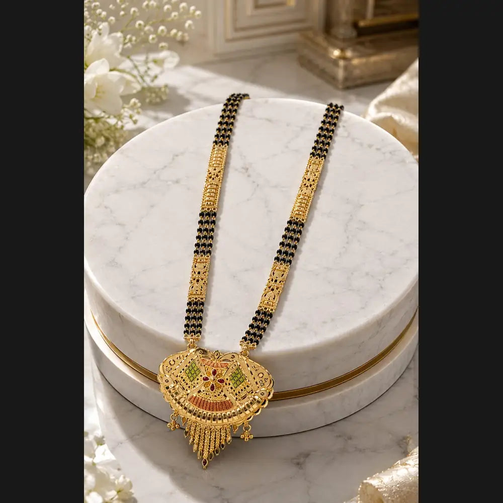 ZHome Royal Gram Gold Dulhan Jewellery Set | Full Bridal Combo Set for Women