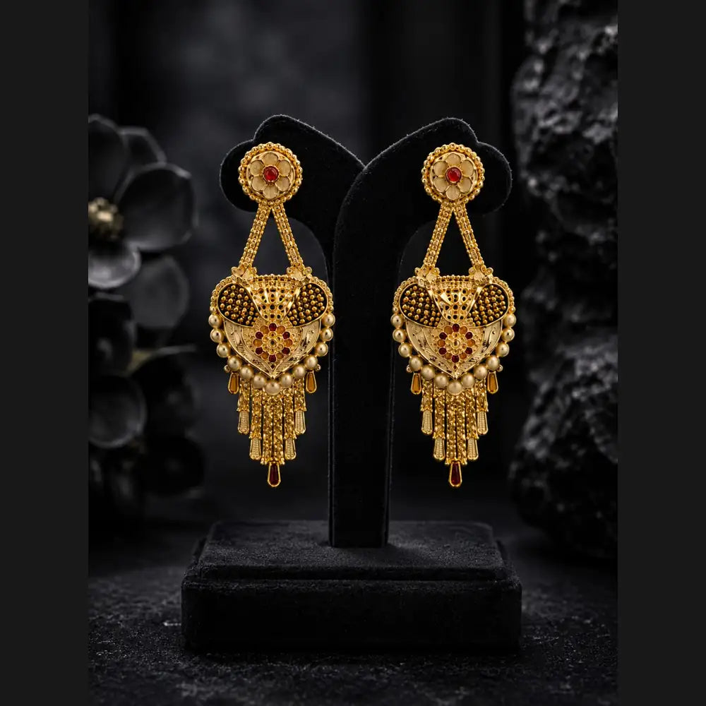 ZHome Royal Gram Gold Dulhan Jewellery Set | Full Bridal Combo Set for Women