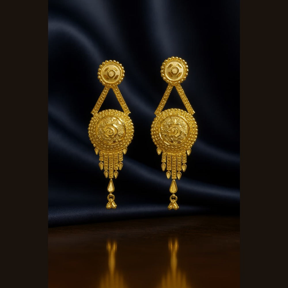 Exclusive Onegram Gold Ranihaar Necklace Set
