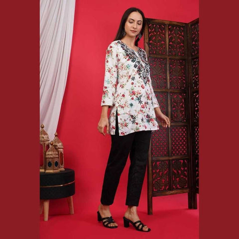 Affordable Short Chikan Kurtis