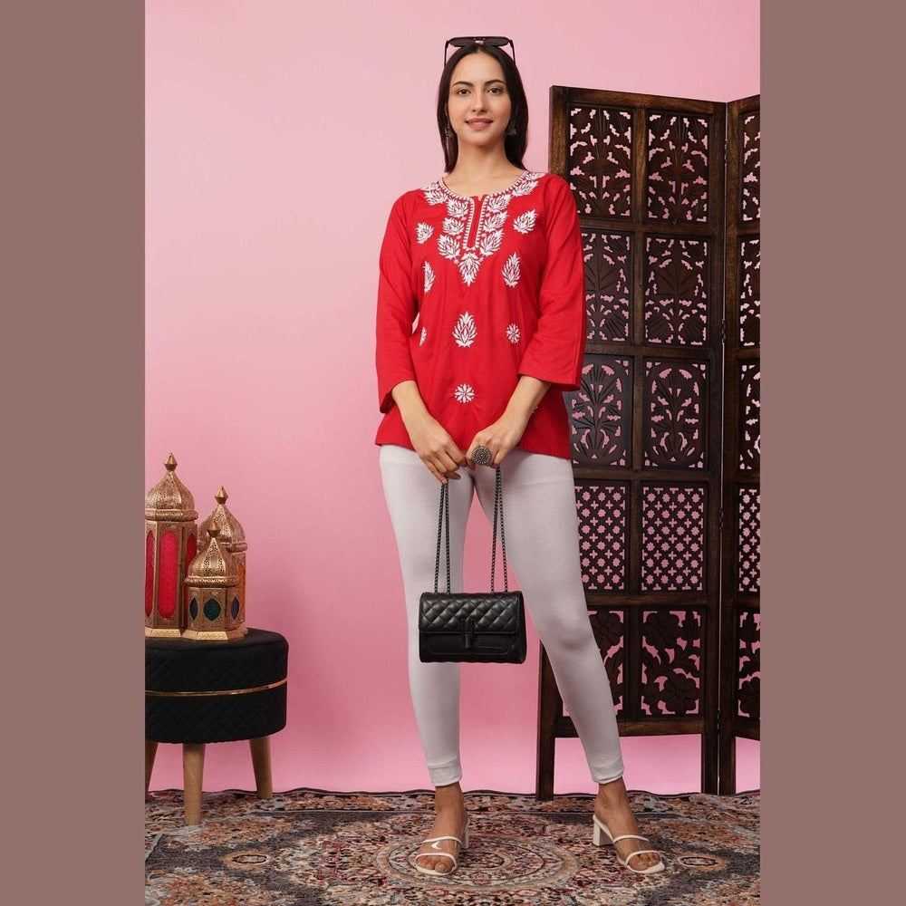 Affordable Short Chikan Kurtis