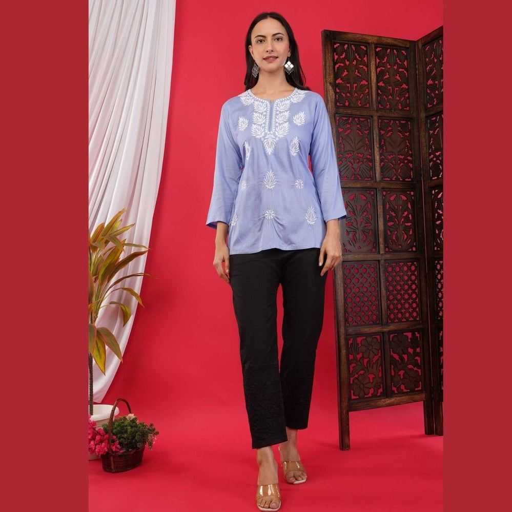 Affordable Short Chikan Kurtis