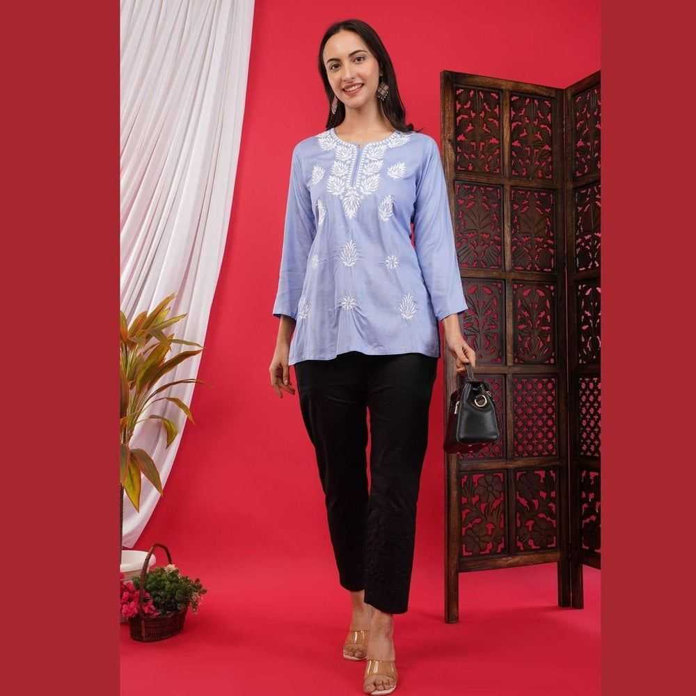 Affordable Short Chikan Kurtis