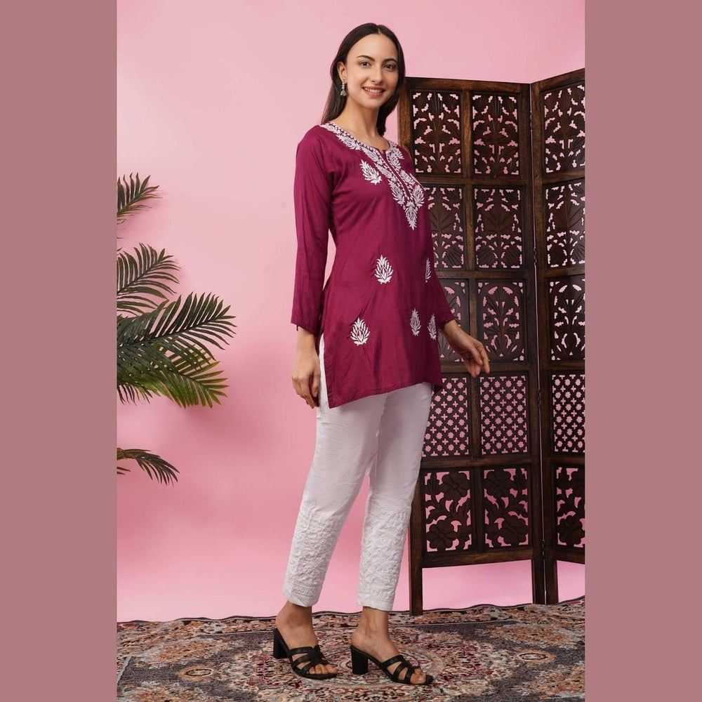 Affordable Short Chikan Kurtis