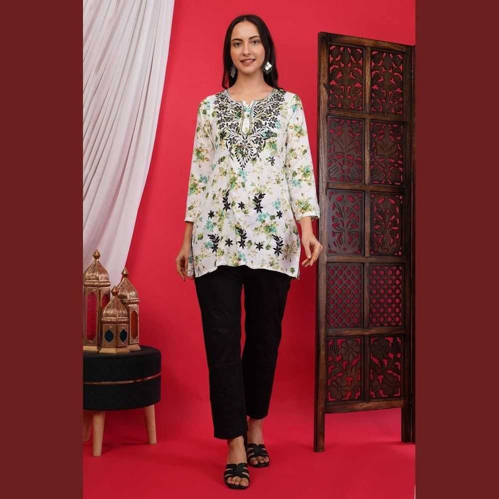Affordable Short Chikan Kurtis