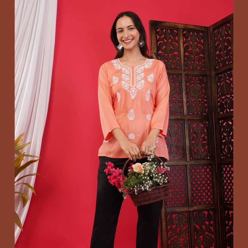 Affordable Short Chikan Kurtis
