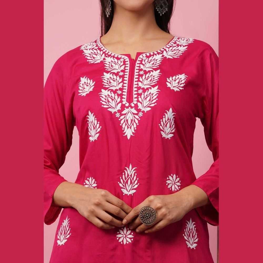 Affordable Short Chikan Kurtis