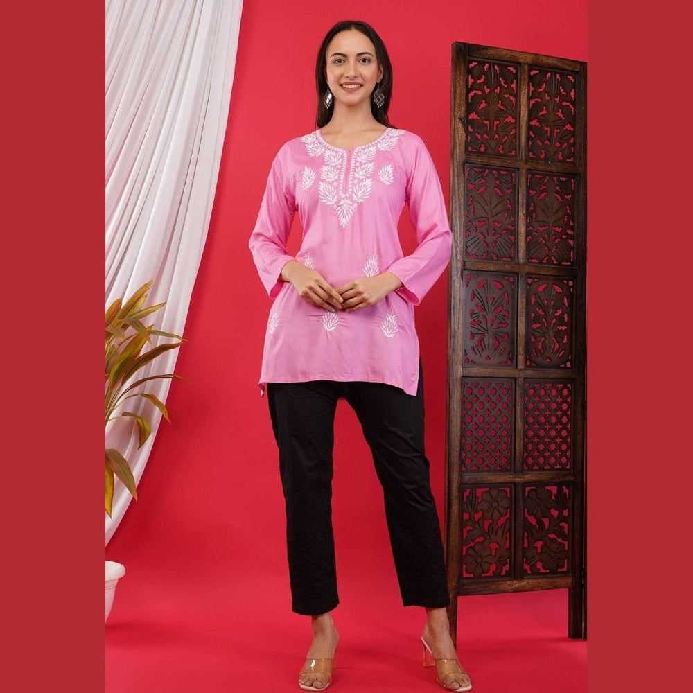 Affordable Short Chikan Kurtis