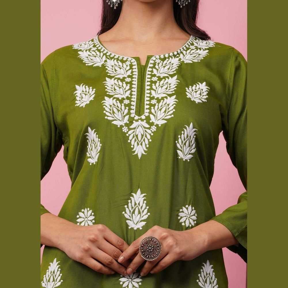 Affordable Short Chikan Kurtis
