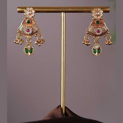 Antique Gold Looking Necklace Set | Bridal Jewellery