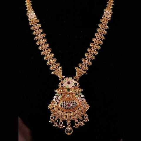 Antique Gold Looking Necklace Set | Bridal Jewellery