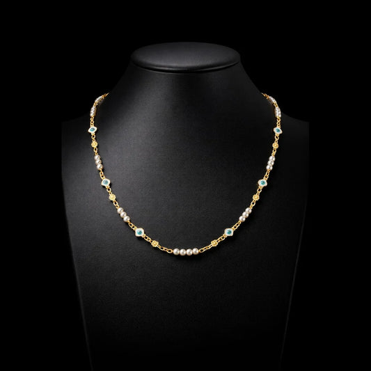 zhome-meenakari-pearl-chain-necklace-20-inch