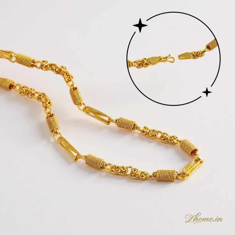 Gold Plated Men's Chain – Stylish, Durable & Affordable