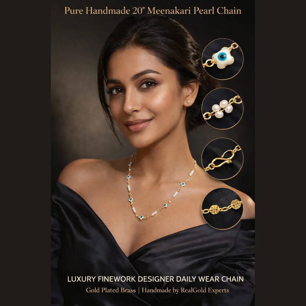 zhome-meenakari-pearl-chain-necklace-20-inch
