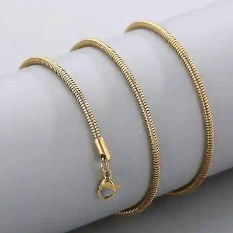 Elegant Gold-Plated Chain for Girls