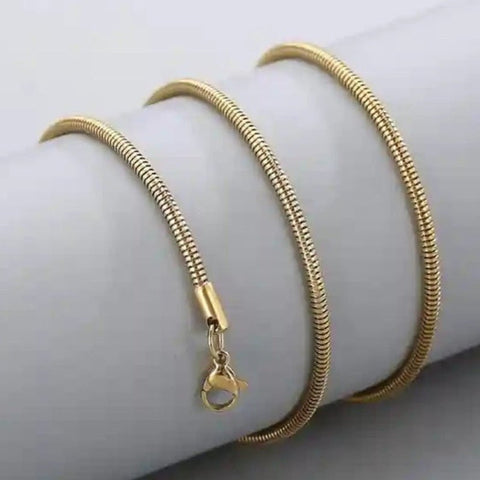 Elegant Gold-Plated Chain for Girls