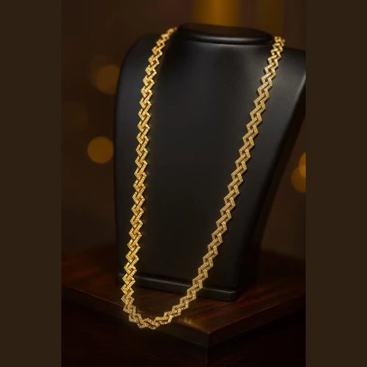 Product image of Gold Plated Anti-Tarnish Daily Wear Chain – Unisex 20 Inch | ZHome – image 1