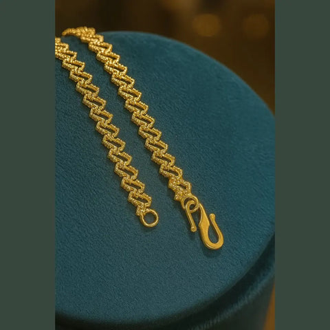 Gold Plated Anti-Tarnish Daily Wear Chain – Unisex 20 Inch | ZHome