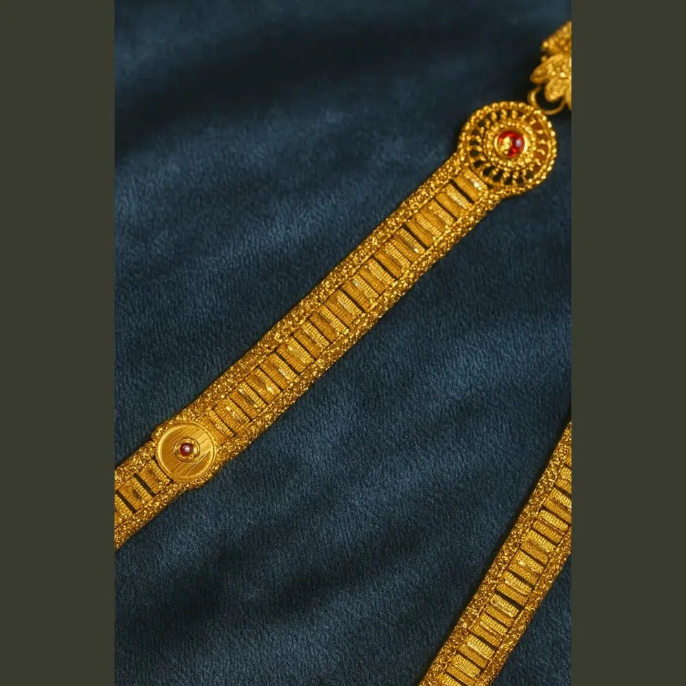 Long Necklace Set - Gold Look Bridal & Party Wear | Traditional Indian Wedding Jewelry Online