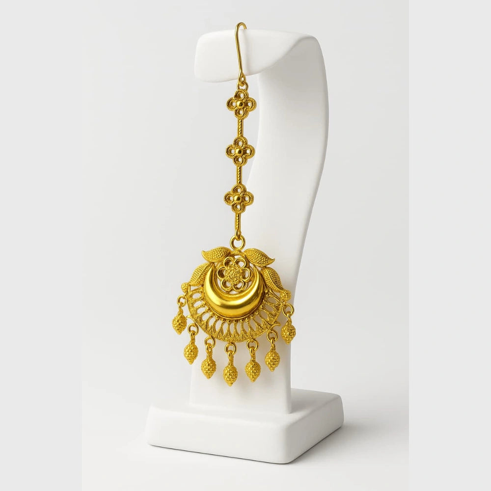 Product image of Exclusive Handmade Long Haram Necklace Set with Matching Earrings – One Gram Gold Plated – image 1